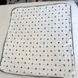 Ralph Lauren baby White and Gray baby blanket new never used